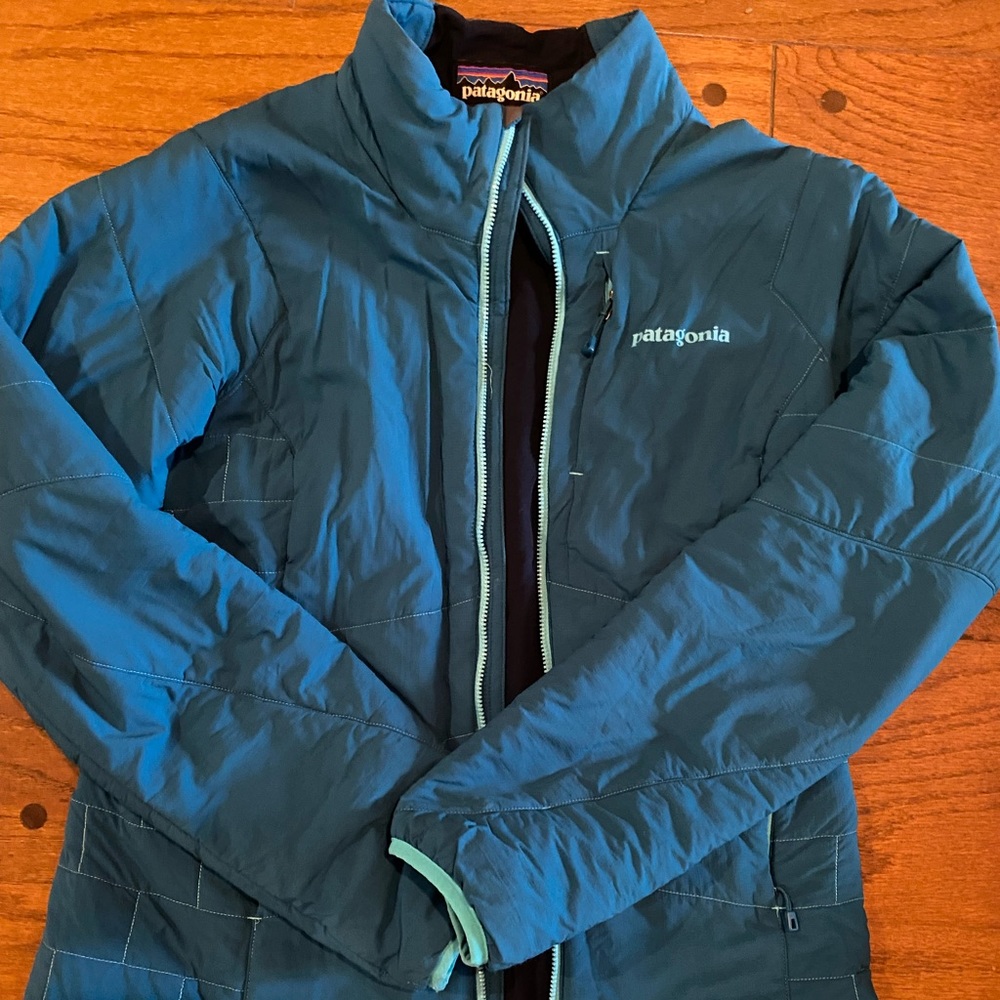 Patagonia Teal Women’s Winter Coat, Size M